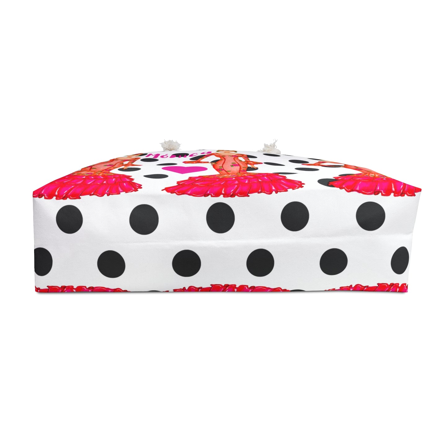 a polka dot covered box on a white background