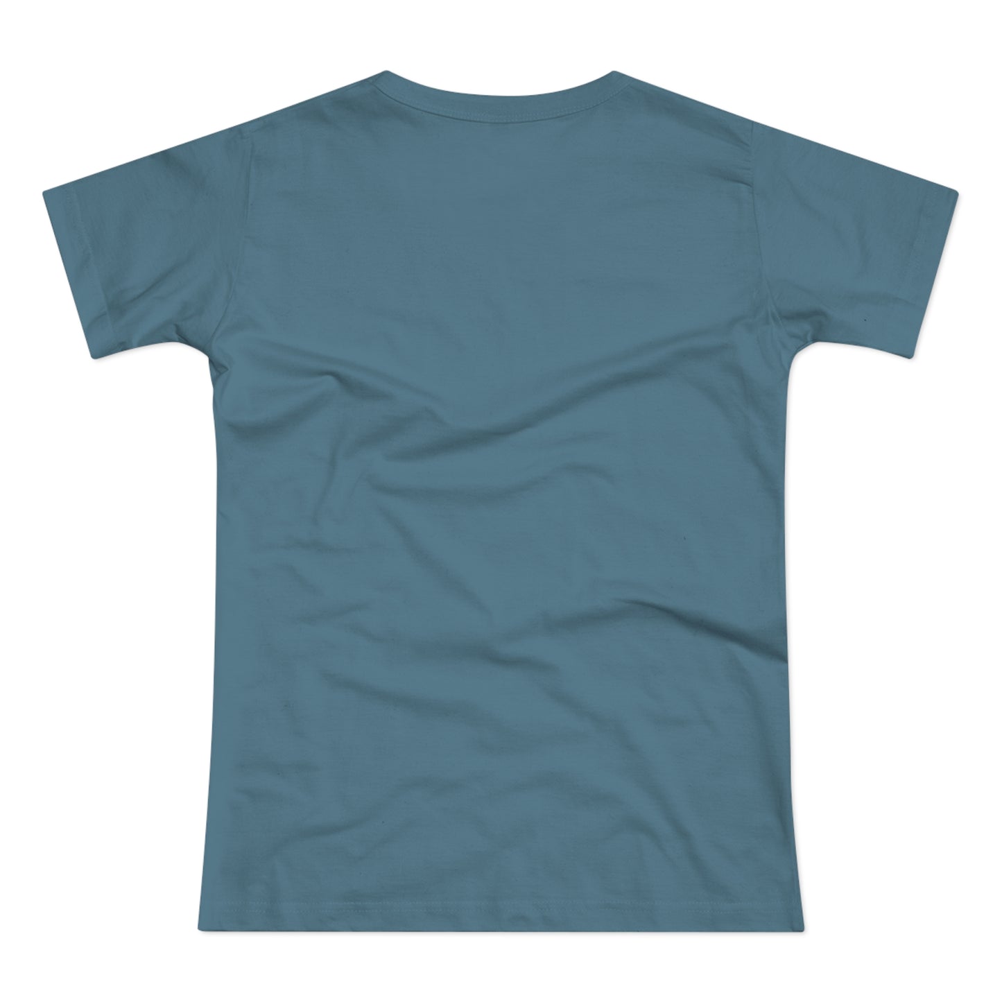 a blue t - shirt with a white background