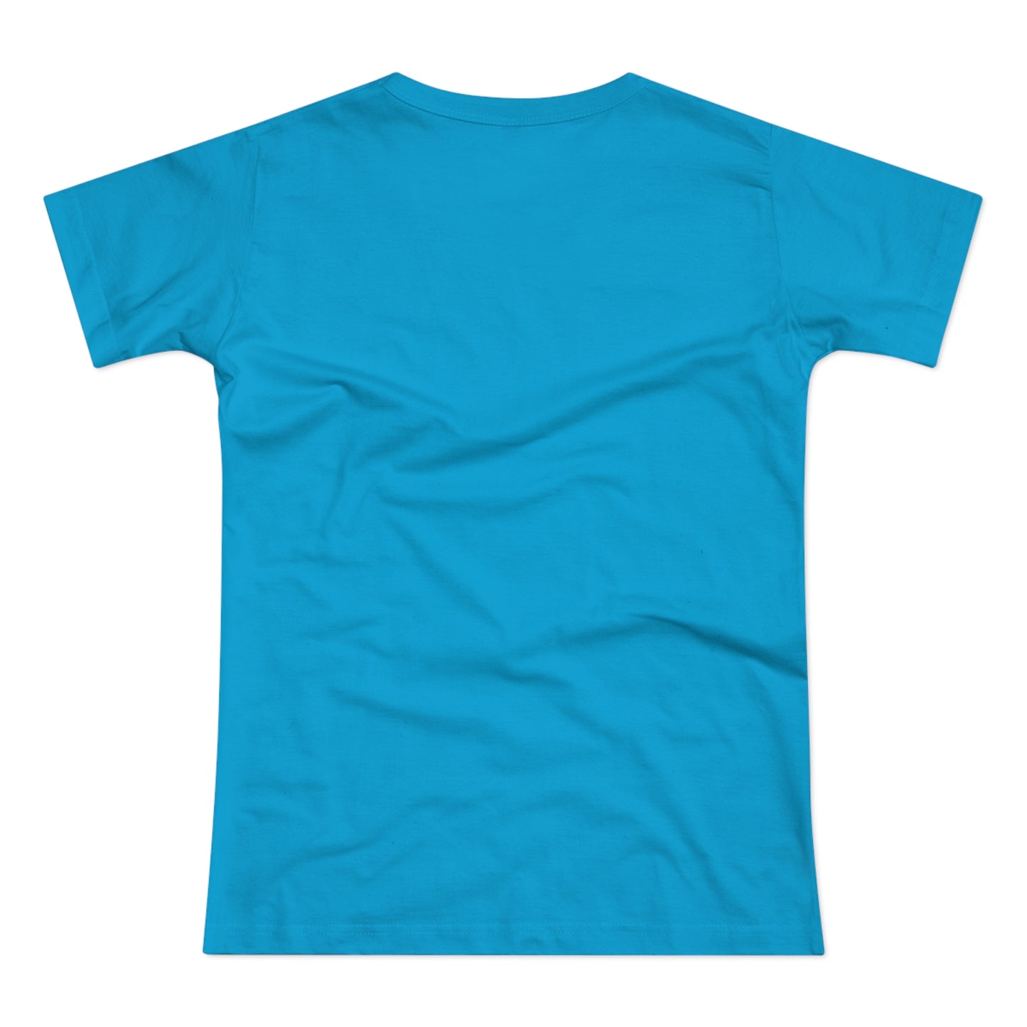 a blue t - shirt on a white background