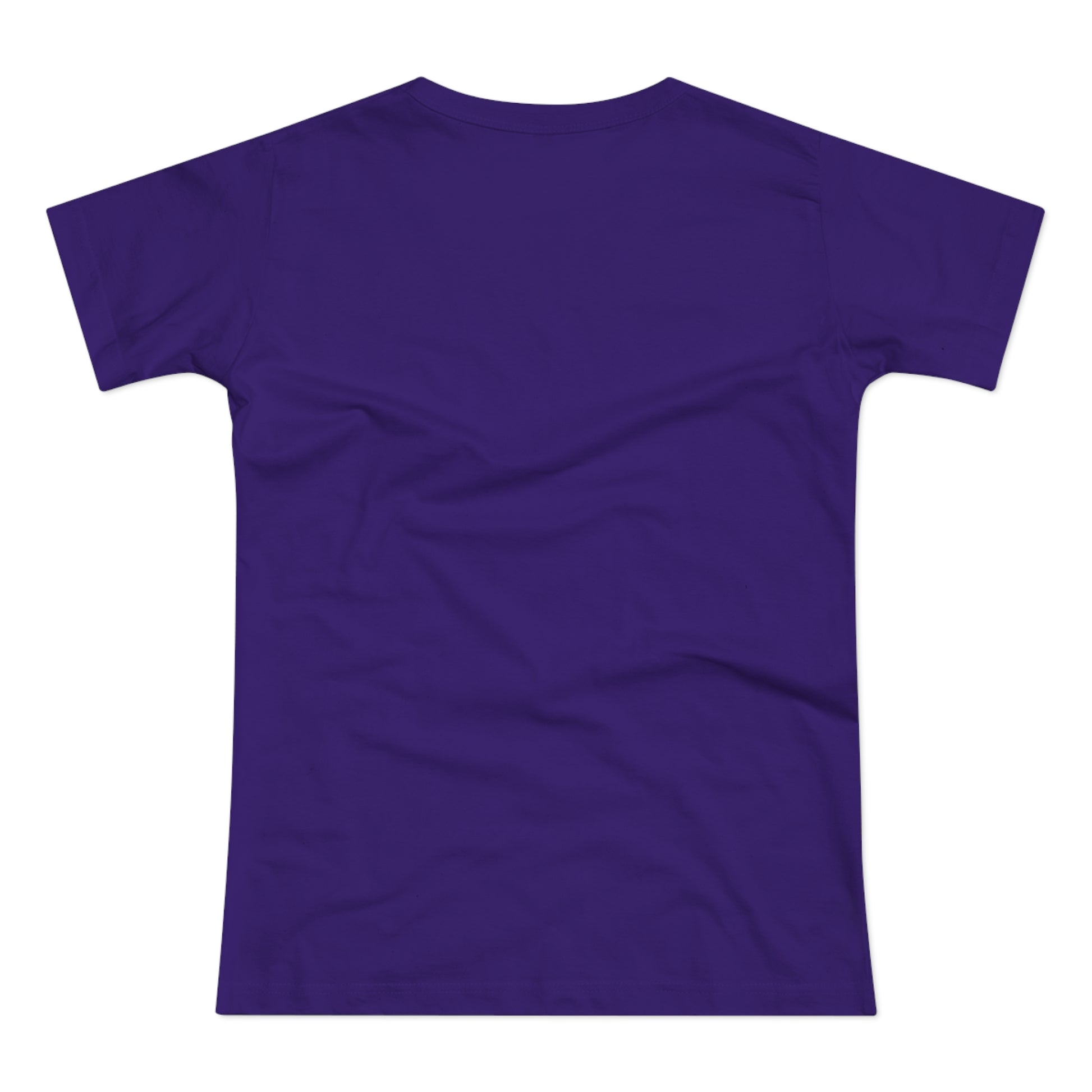 a purple t - shirt on a white background