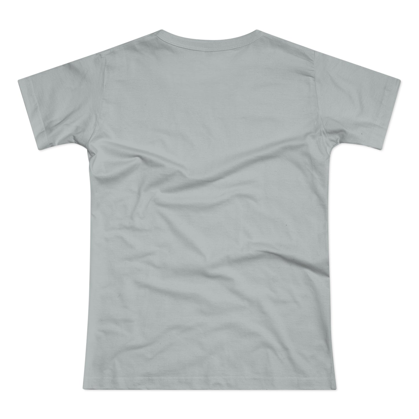 a white t - shirt with a black and white logo
