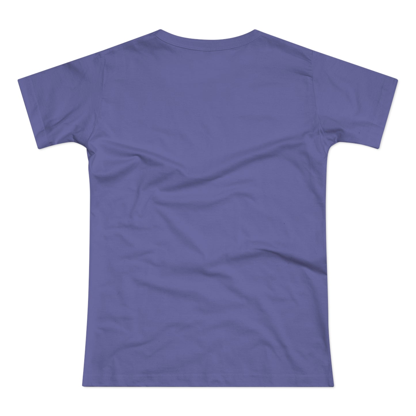 a purple t - shirt on a white background