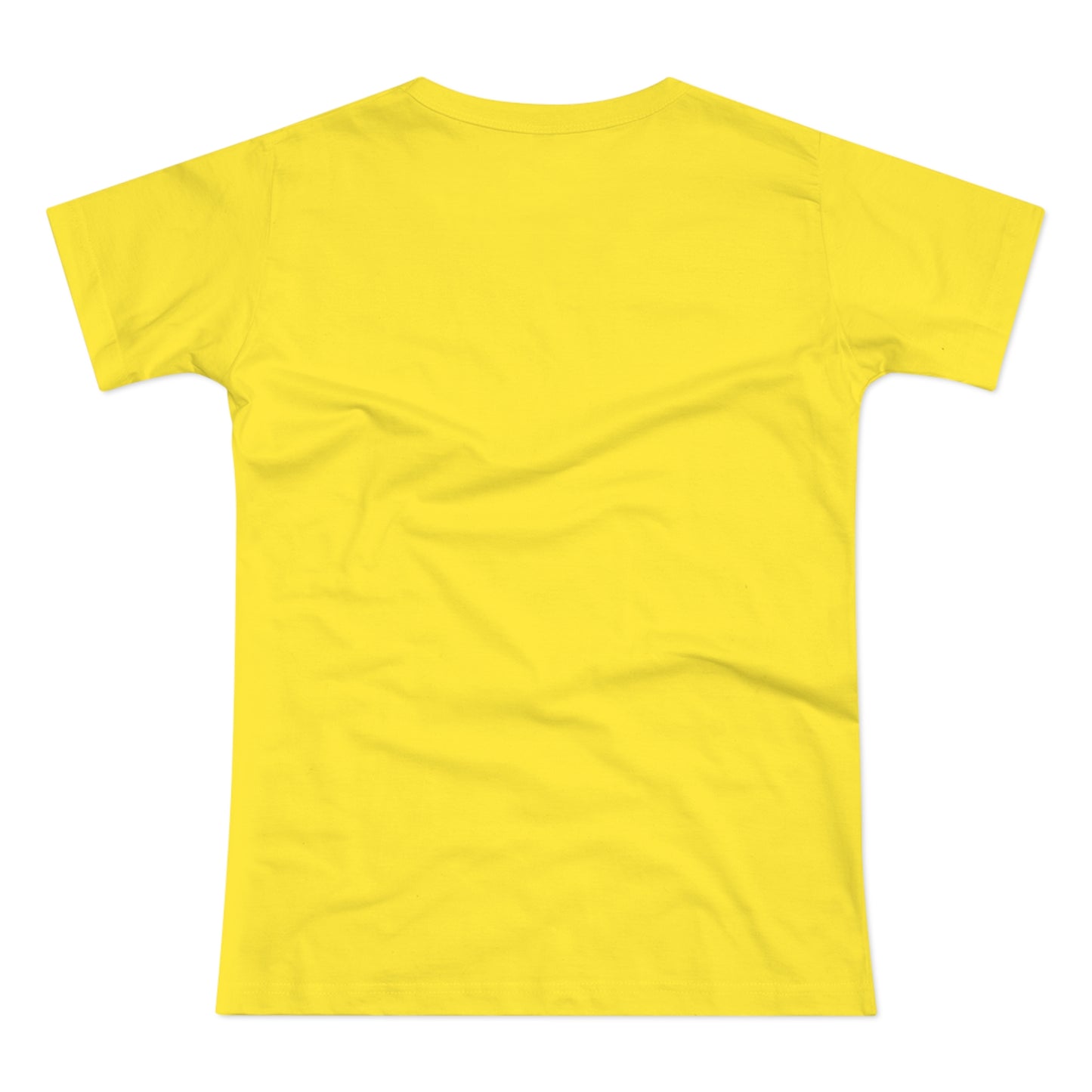 a yellow t - shirt on a white background