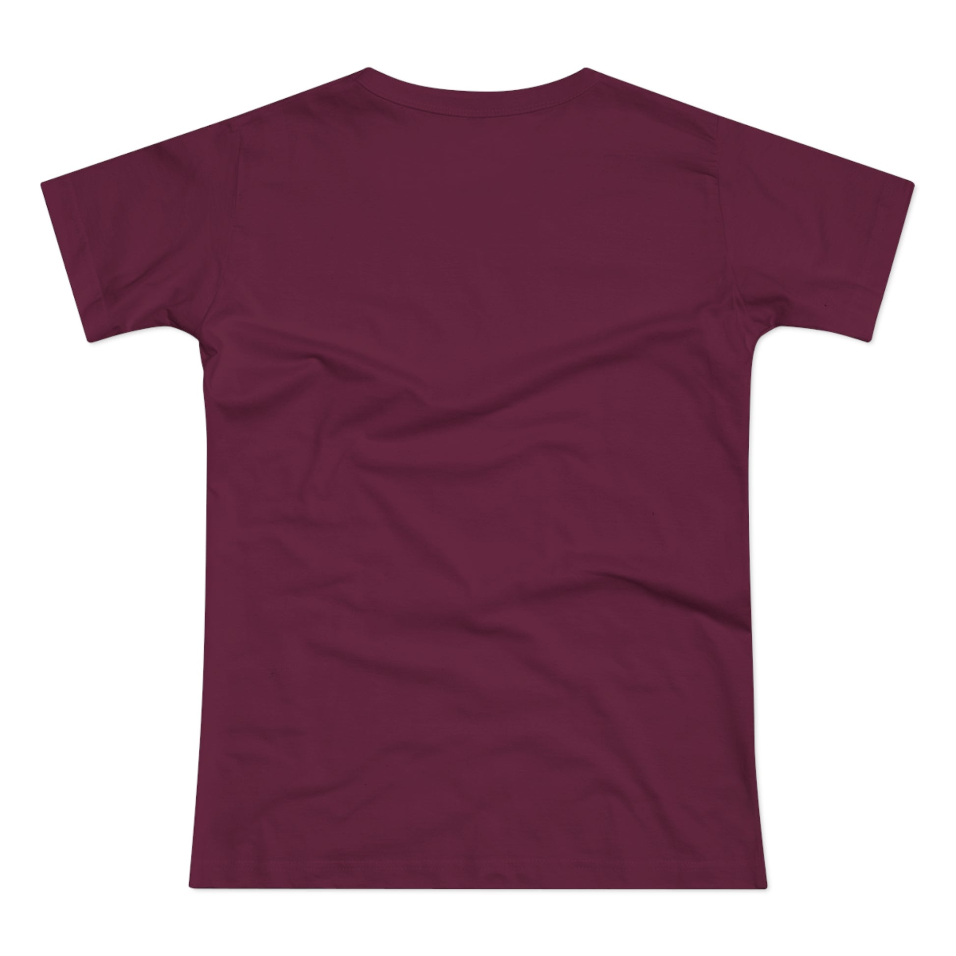 a maroon t - shirt with a white background