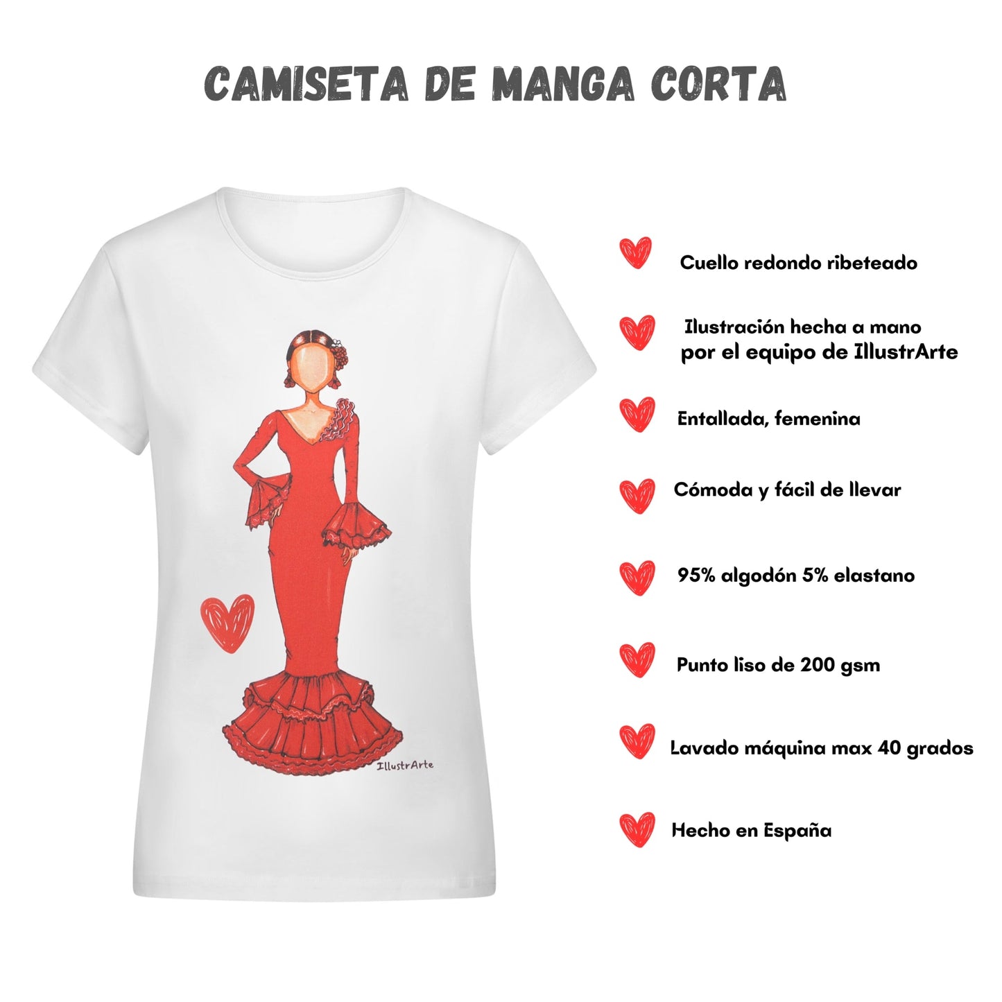 a t - shirt with a picture of a woman in a red dress