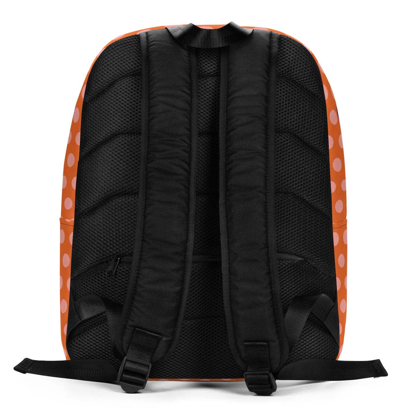 Flamenco Dancer Customizable Backpack, orange dress on a polka dot design. - IllustrArte